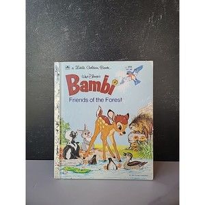 Little Golden Book Bambi Friends of the Forest Walt Disney 1975